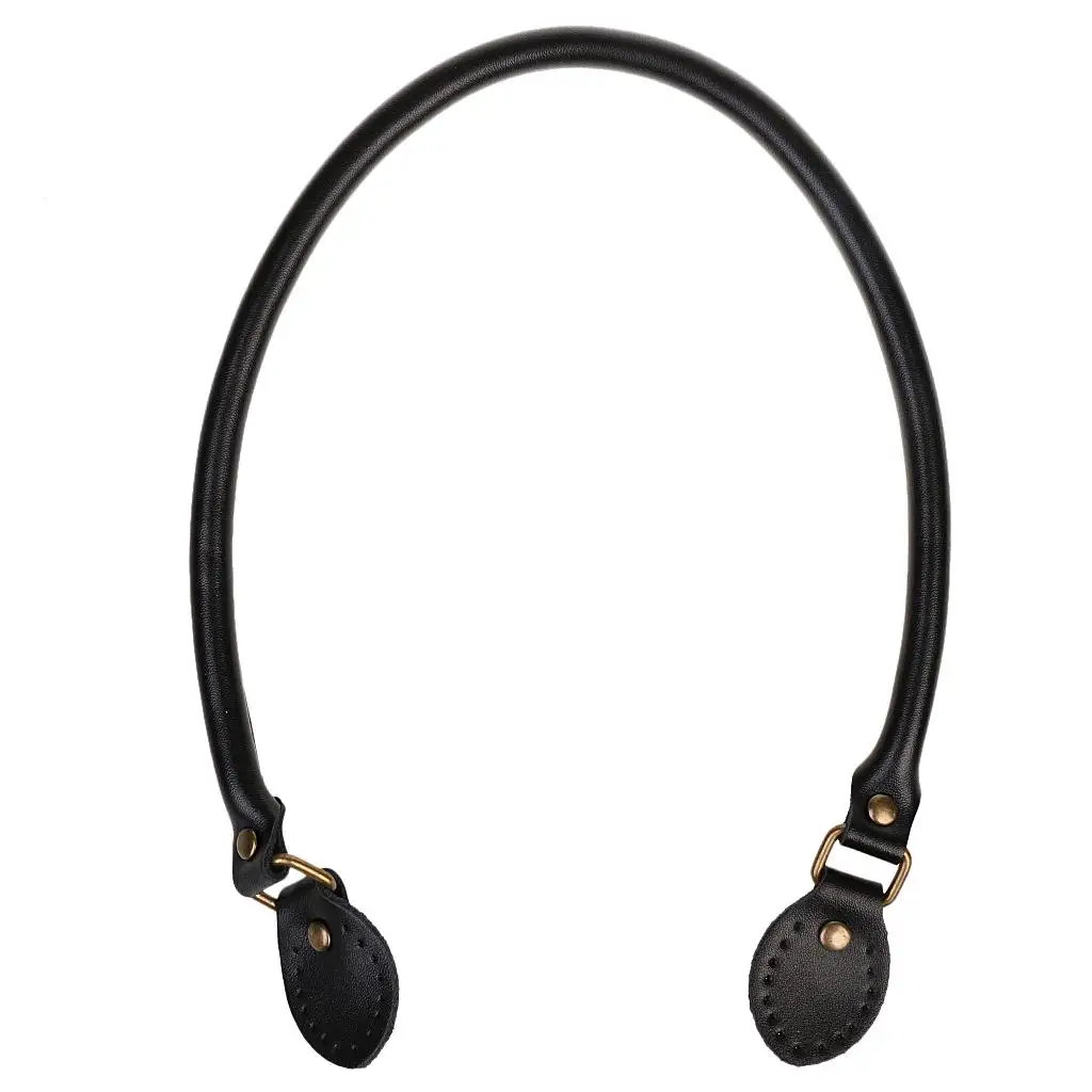 Durable Leather Purse Handles 60cm Pre Drilled Sewing Holes Bag Accessories for DIY Repair and Crafting