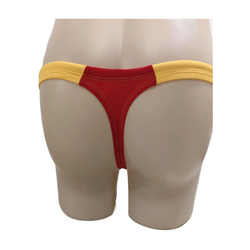 Boythor calção de banho masculino tanga troncos de natação combinar cor borda estreita sexy moda natação praia piscina troncos de natação