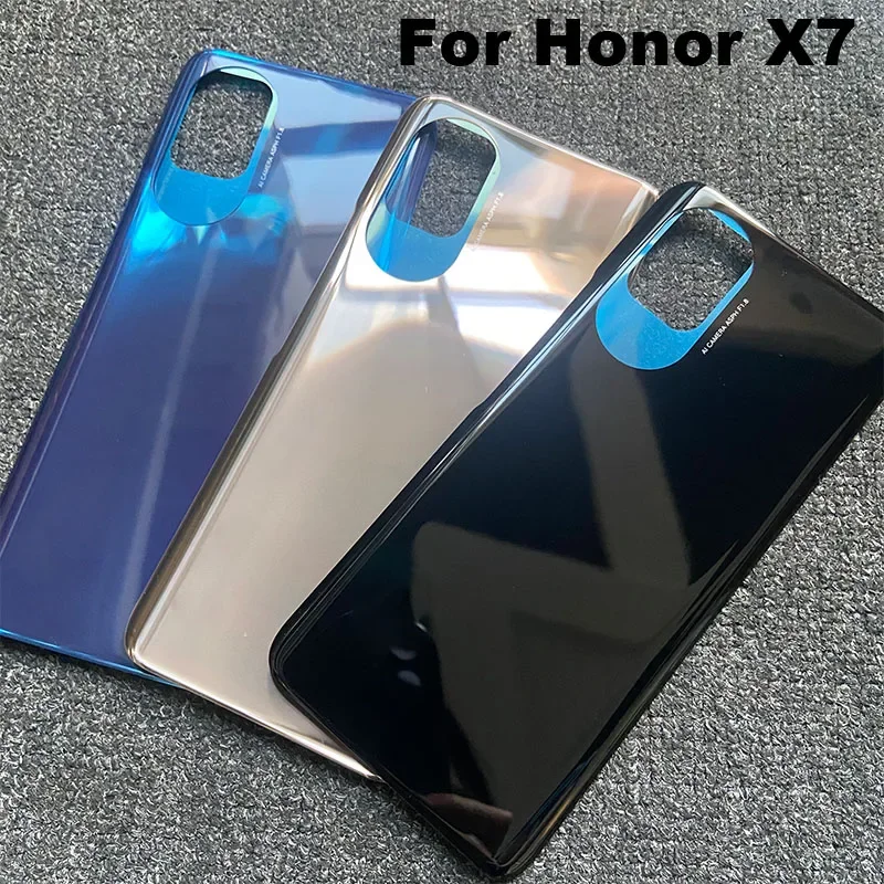 For Honor X7 Full Housing Middle Frame Front Bezel Mid Plate Battery Cover Back Panel Rear Door Case With Sim Card Play 30 Plus