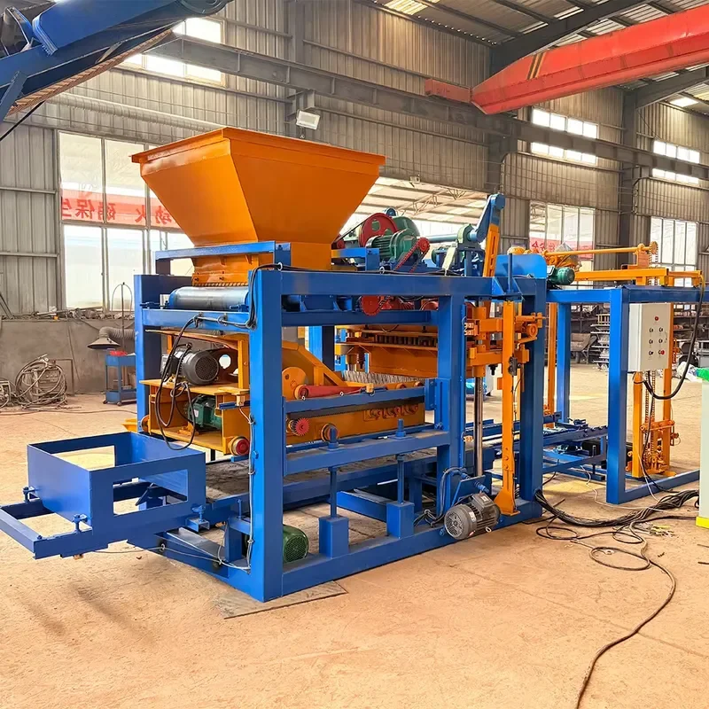 QTJ4-25 Full Automatic Block Making Machine 20 Seconds Cycle Concrete Brick Machine
