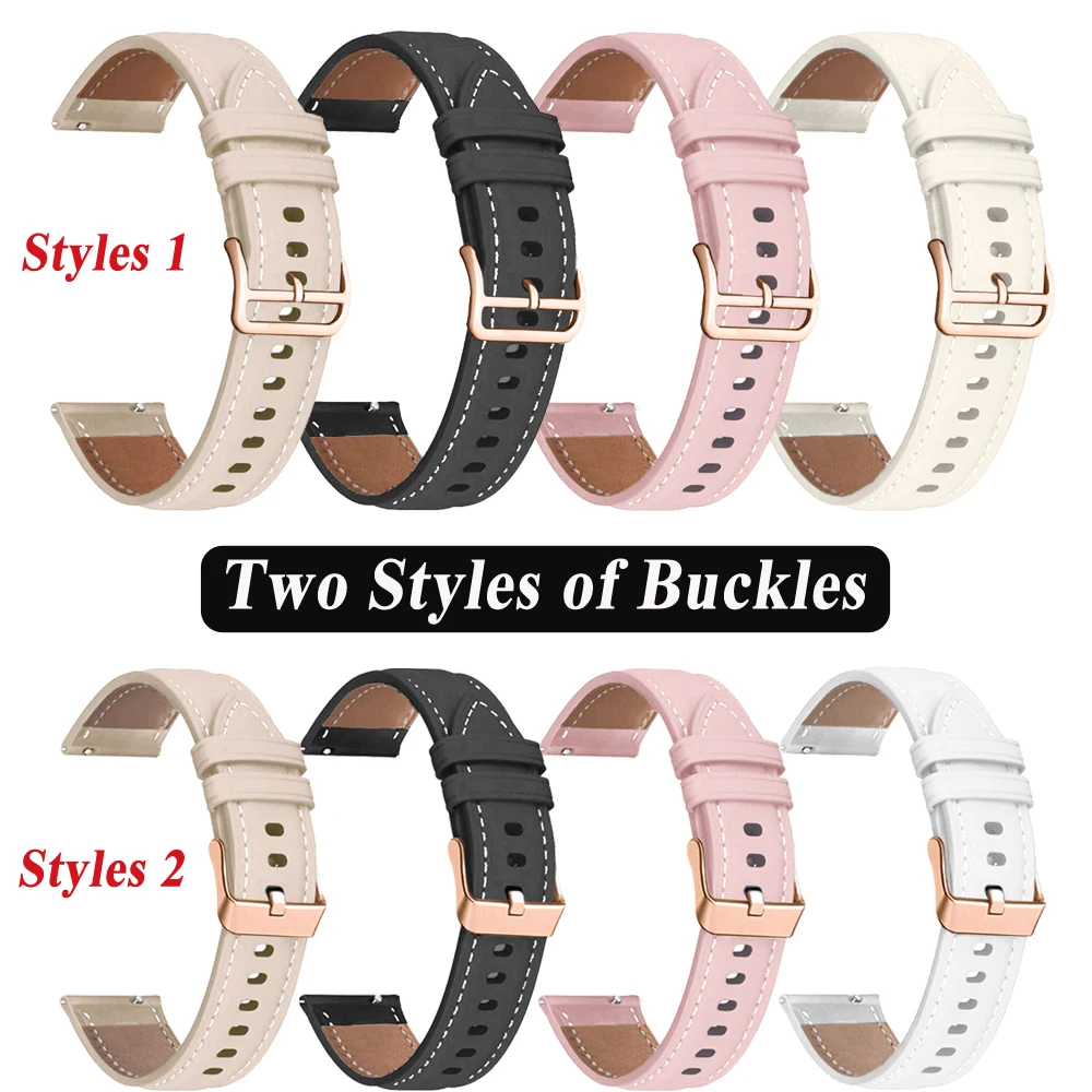 حزام الساعات الجلدية ل Smartwatch ، سوار حزام ، معصمه ل هواوي ساعة GT2 ، GT 3 ، GT 2 ، 3 برو ، اكسسوارات الفتيات ، 42 مللي متر ، 43 مللي متر ، 20 مللي متر