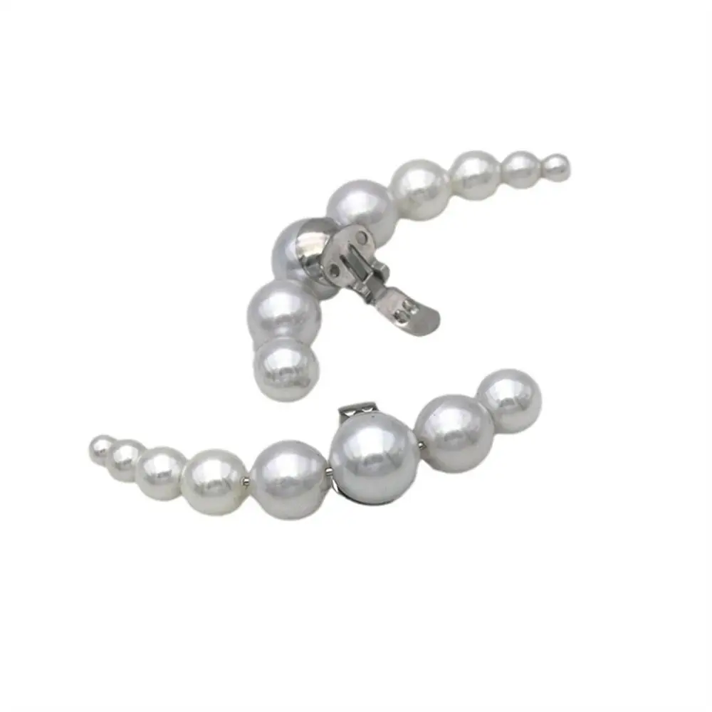 

2PC Stylish Pearl Shoe Clips Removable Detachable Shoes Charms Jewelry Charm Buckle Women