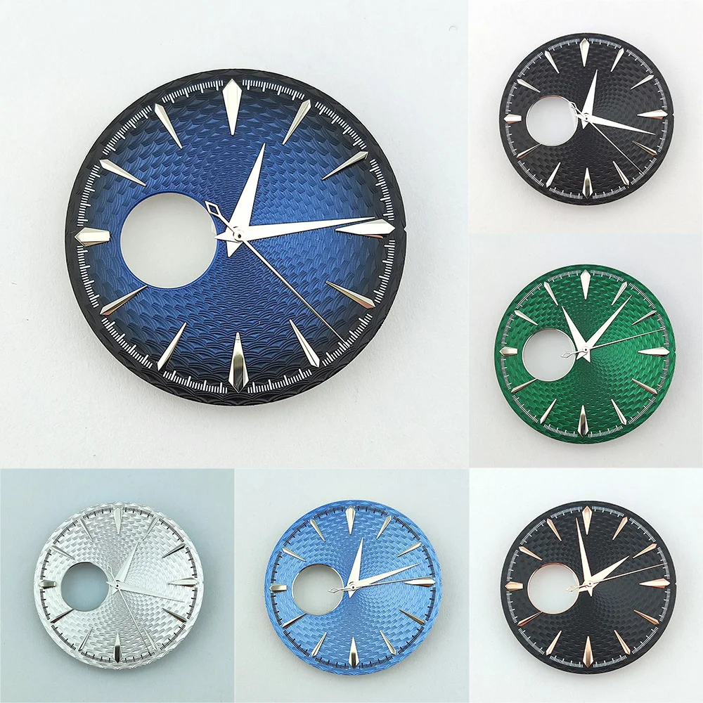 

Циферблат для часов 35 мм NH38, высококачественный циферблат-коктейль с стрелками, аксессуары для часов NH38, совместим с механизмом NH38