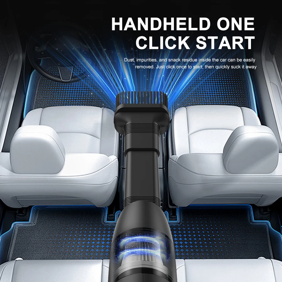ξAO MIJIA 9800000 Pa เครื่องดูดฝุ่นในรถยนต์ เครื่องดูดฝุ่นมือถือไร้สาย ดูดแรง เครื่องใช้ในบ้าน โซฟา เครื่องทําความสะอาด