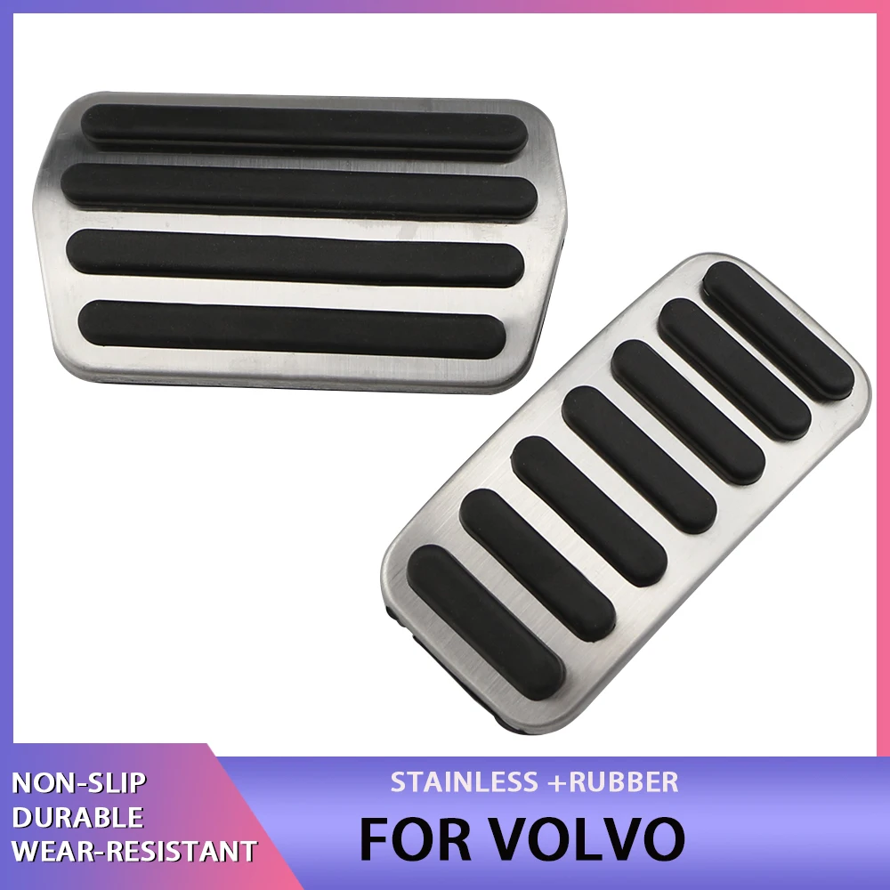 Car Pedals Accelerator Fuel Gas Brake Pedal Pad Cover Slip Resistance for Volvo V40 V50 C30 C70 S40 2013 - 2018 Accessories