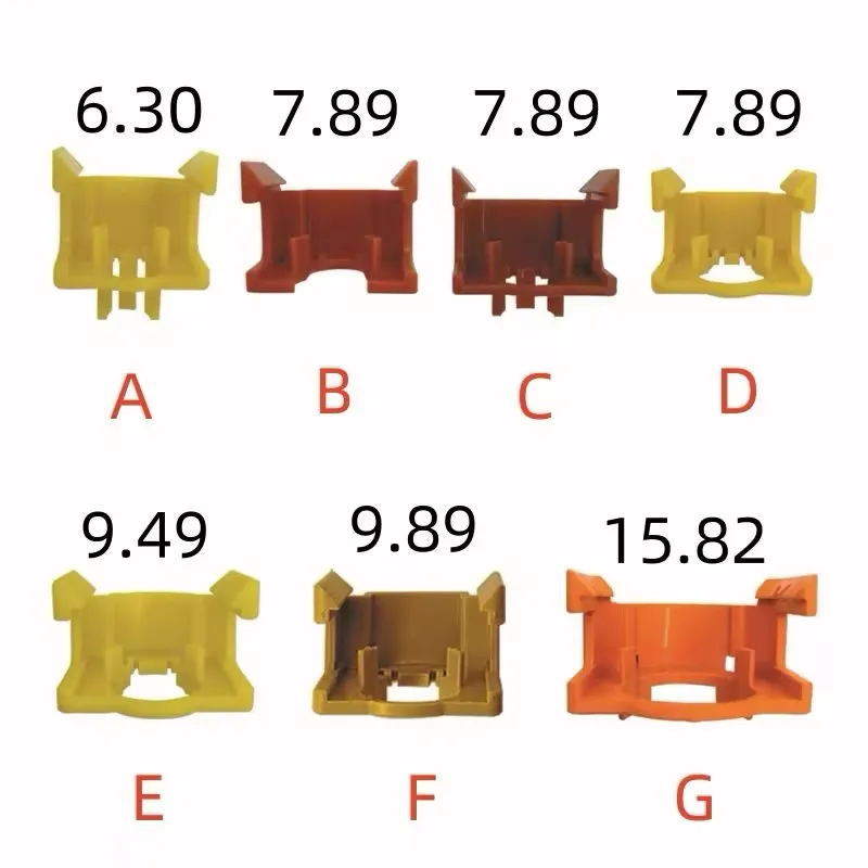 Plastic Lock Clip Quick Connector 6.30 7.89 9.49 9.89 Car Fuel Pipe Safety Buckle Hose Fastener