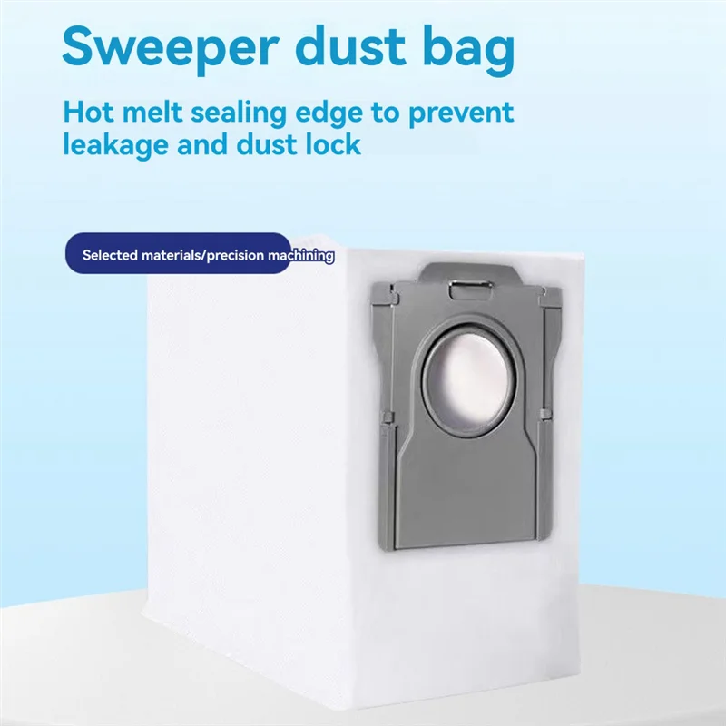 A86I-Berkenaan untuk Aksesori Penyapu Robot Kantong Debu Dreame X30, Kantong Debu Mesin Penyapu