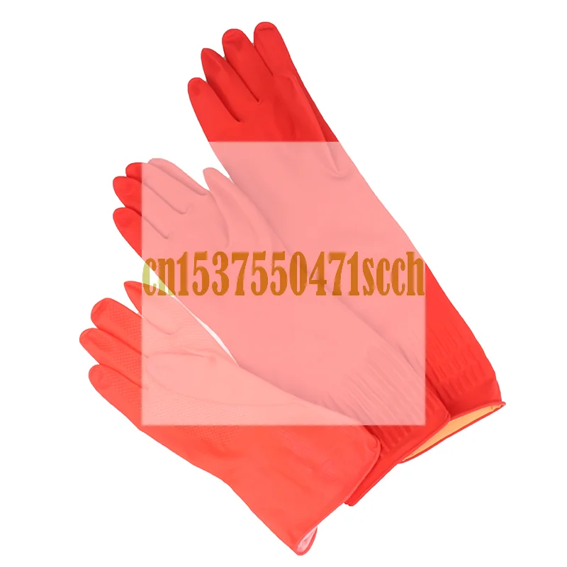 

{HMA74} 32/38/45 см длинные латексные перчатки для мытья посуды и кухни, утепленные водонепроницаемые бытовые перчатки для чистки, защита рук