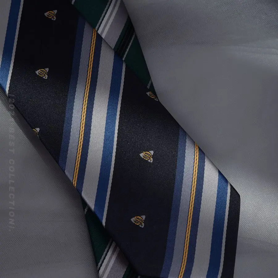 [Lin Yuejun] ネクタイ 女性用 JK 制服シャツ 男性用 DK カレッジスタイル カジュアル ブルー ファッション ストライプ