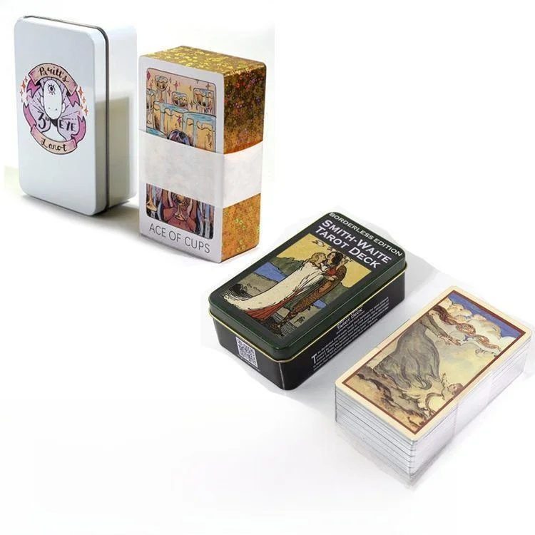 high-quali-iron-box-engli-tarot-cards-de-poker-table-game-cards-crtsmanip-gng-collectible-card-game-cards