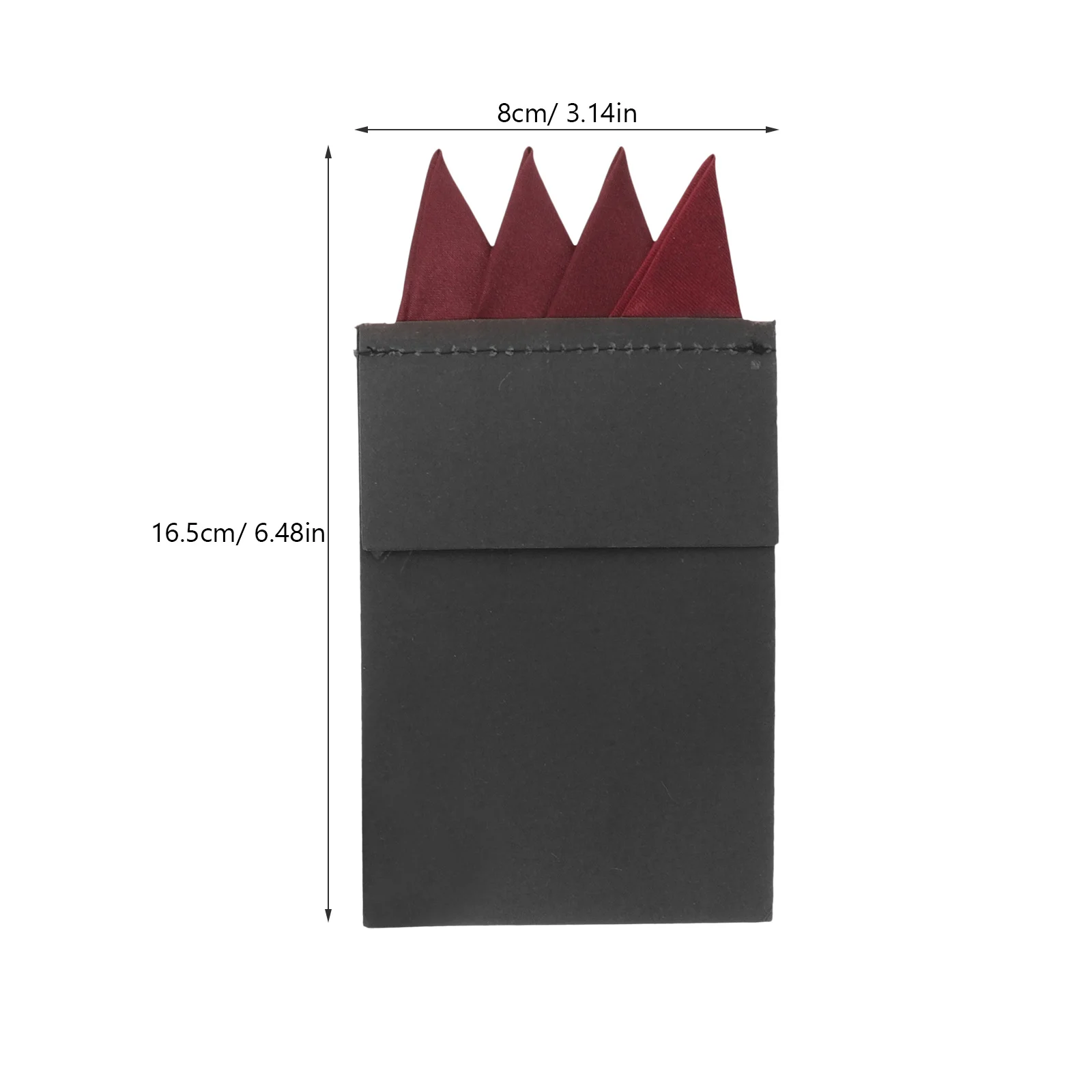 4Pcs Mens Pocket Square Handkerchief Suit Accessory Pre-Folded Fabric Handkerchief for Business Formal Events Gentleman Gift