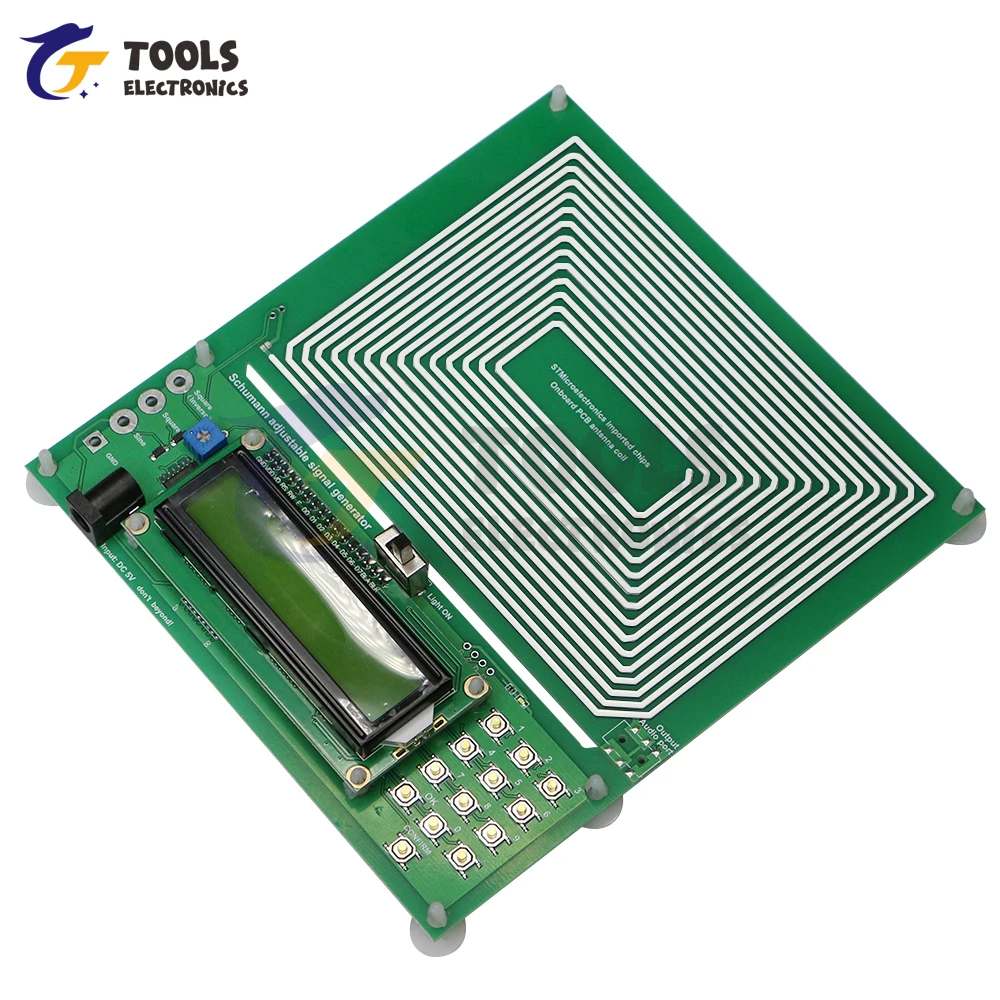 DC 5V Adjustable 0.1Hz~30000Hz 7.83Hz Schumann Wave Generator Ultra Low Frequency Pulse Generator Pure Sine FM Signal Generator