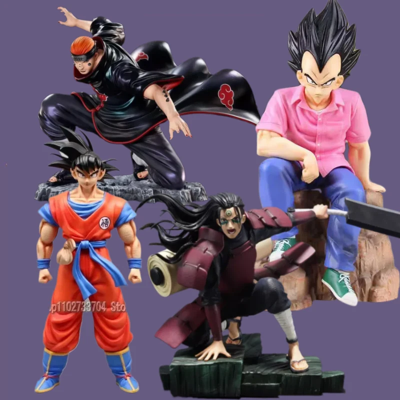 

Anime Vegeta Goku Dragon Ball Figurine Naruto Pain Senju Hashirama Action Figures PVC Model Collection Toys Birthday Gifts