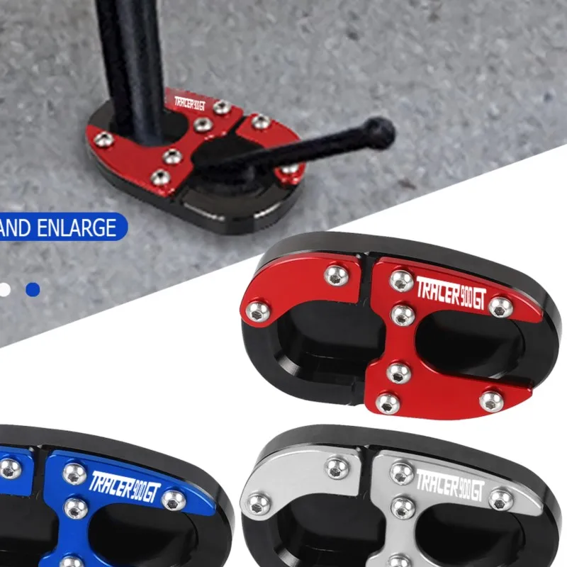 Motorcycle Side Stand Enlarge FOR YAMAHA TRACER TRACER900 TRACER-900 TRACER-9 GT 2023 2026 Pad Kickstand Support Extension Plate