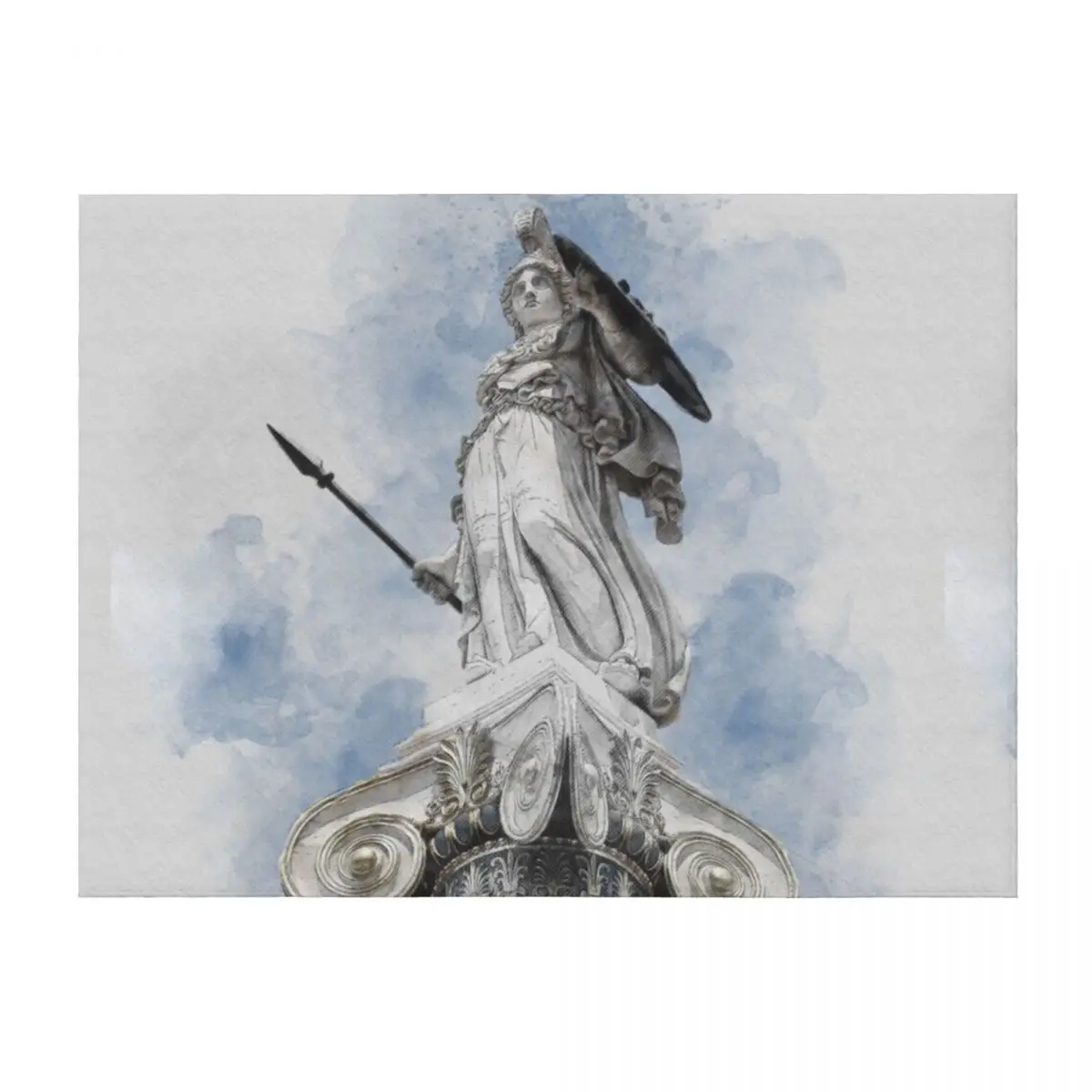 

Classic greek statue Athena Throw Blanket Single Extra Large Throw Decorative Sofa Decorative Throw Blankets