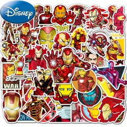 10/30/50pcs Cool Disney Cartoon Iron Man Stickers Superhero Decals for Kid Toy Luggage Fridge Helmet Anime Graffiti Sticker Pack