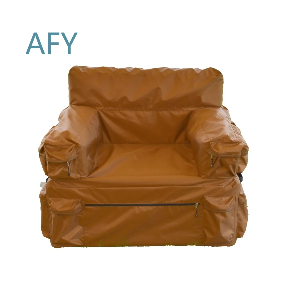 Best Selling Garden Sofa with Rechargeable Built-in Pump for Automatic Inflation for Camping Picnics and Indoor Relaxation