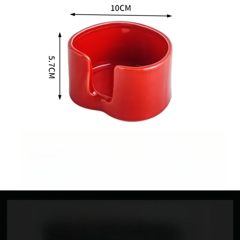 New Small Fresh Apple Taste Plate Set High-end Household Creative Seasoning Plate Good Quality Kitchen Tools