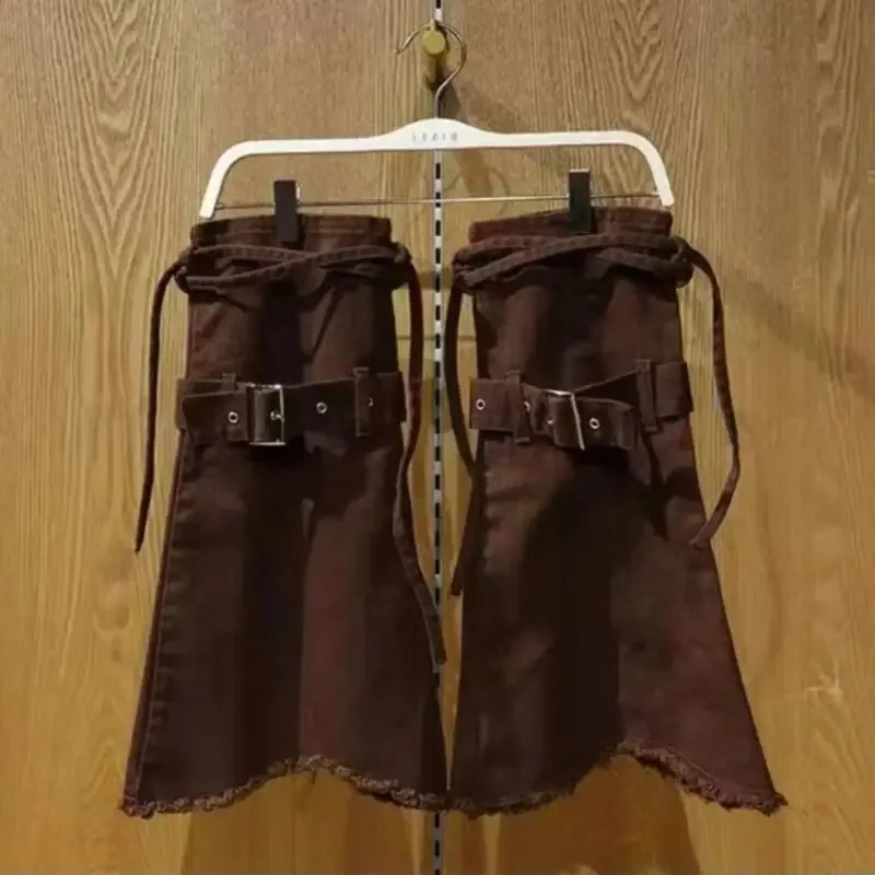 Cute Y2k Leg Warmers Spicy Girl Retro Stockings Brown Footcover Long Stockings Women