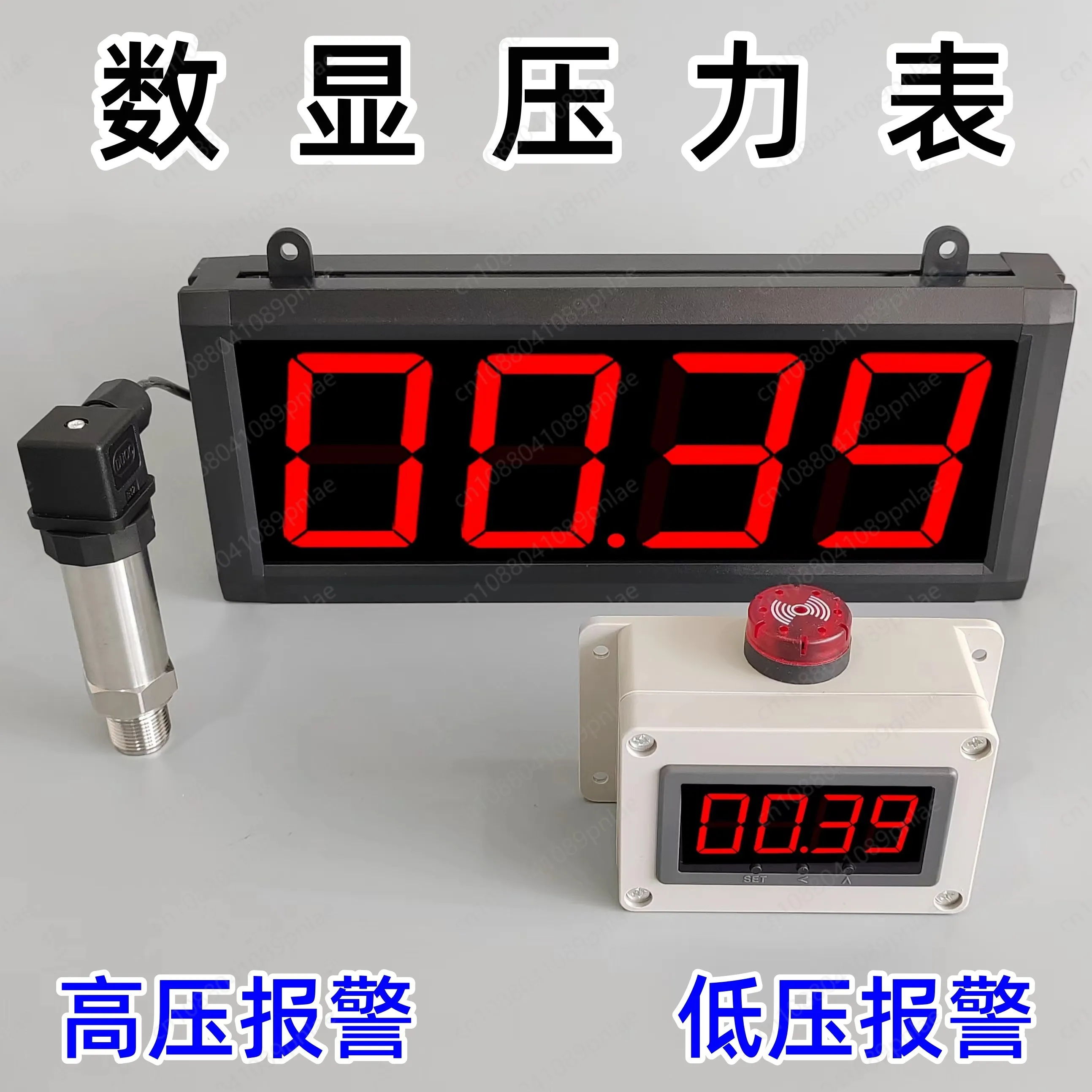 Air Pressure Negative Pressure Alarm, Digital Display Electronic Pipeline Sensor
