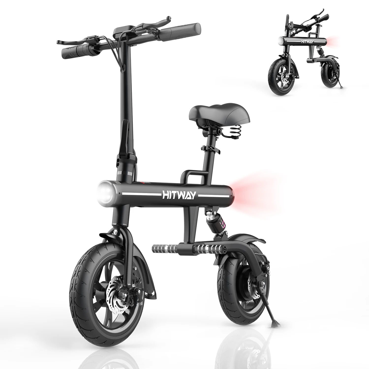 

Intelligent Library Eu Warehouse Fast Delivery Folding Removable Battery 12inch 40KM Long Range Electric Bike Scooter Ebike