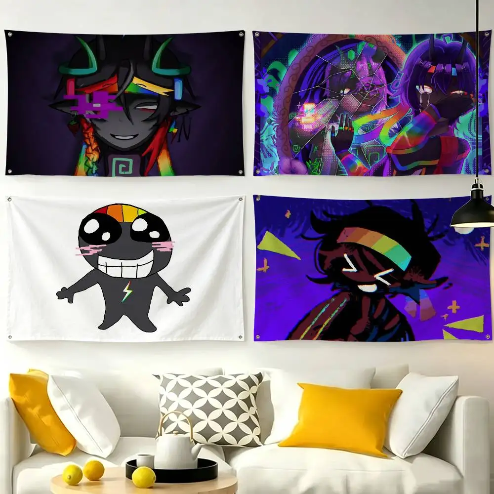 Spokeishere Spok-k  Flag Suitable For Party Club Outdoor Interior Wall Decoration Banner Fans Gift