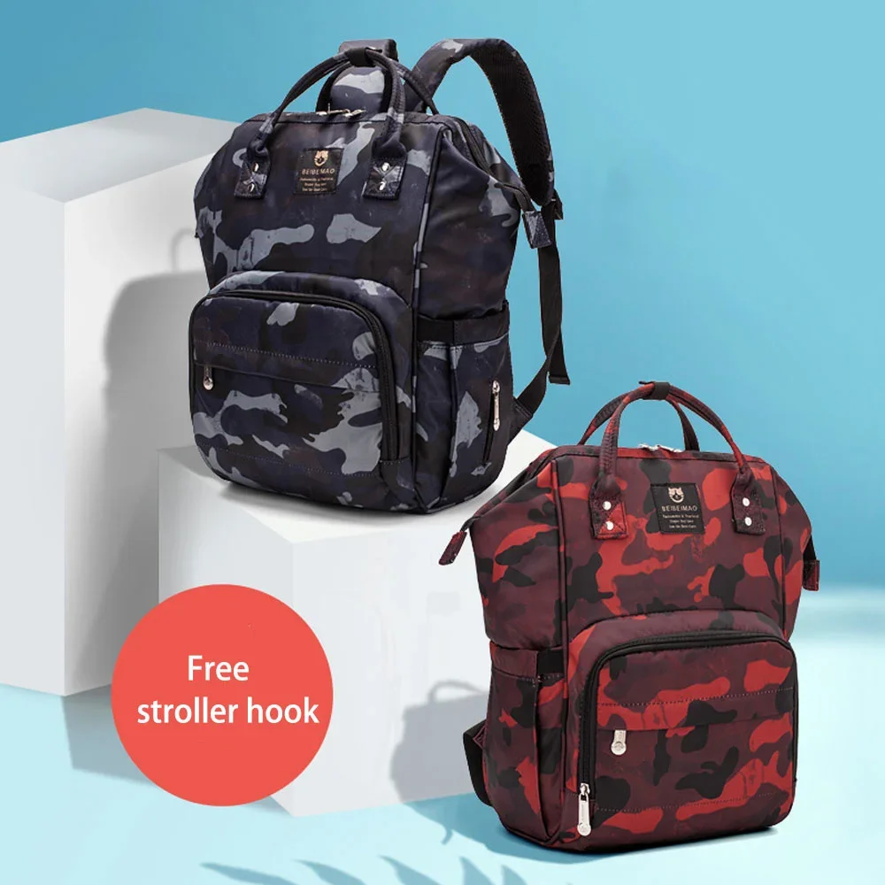 

Multifunctional Mummy Backpack Large Capacity Diaper Bag Mom Baby Nappy Bag Waterproof Outdoor Travel Maternity Baby Care Bag