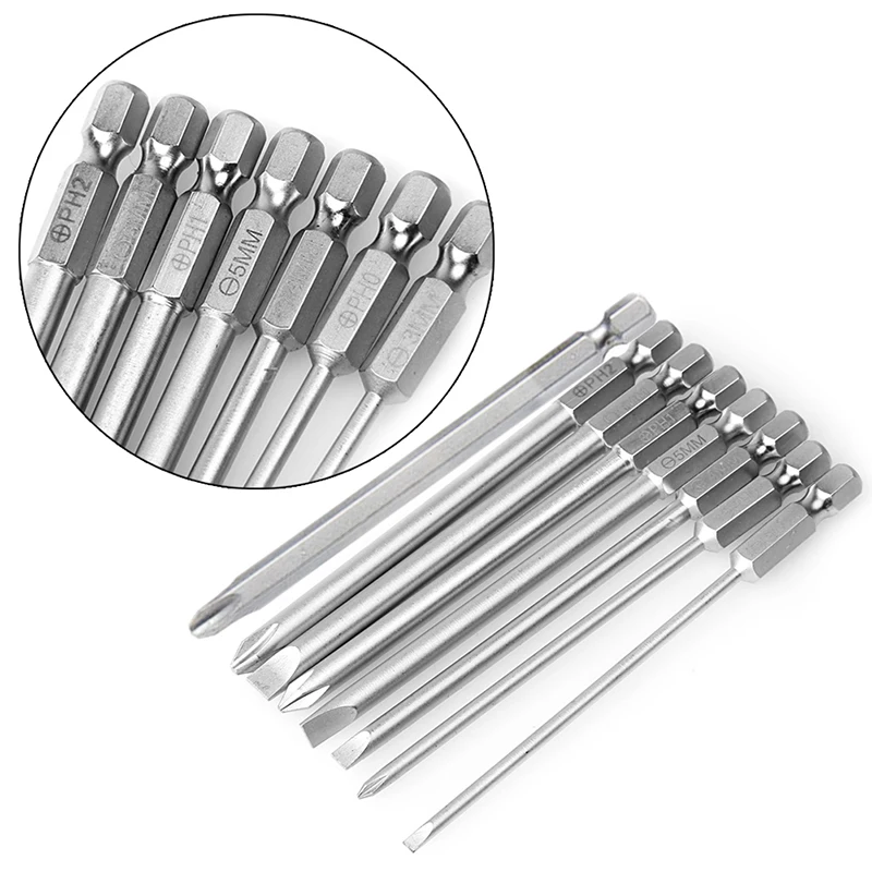 New 8 Magnetic Drill Bits + 1 Precision Screwdriver Torx Kit Set Repair Tools