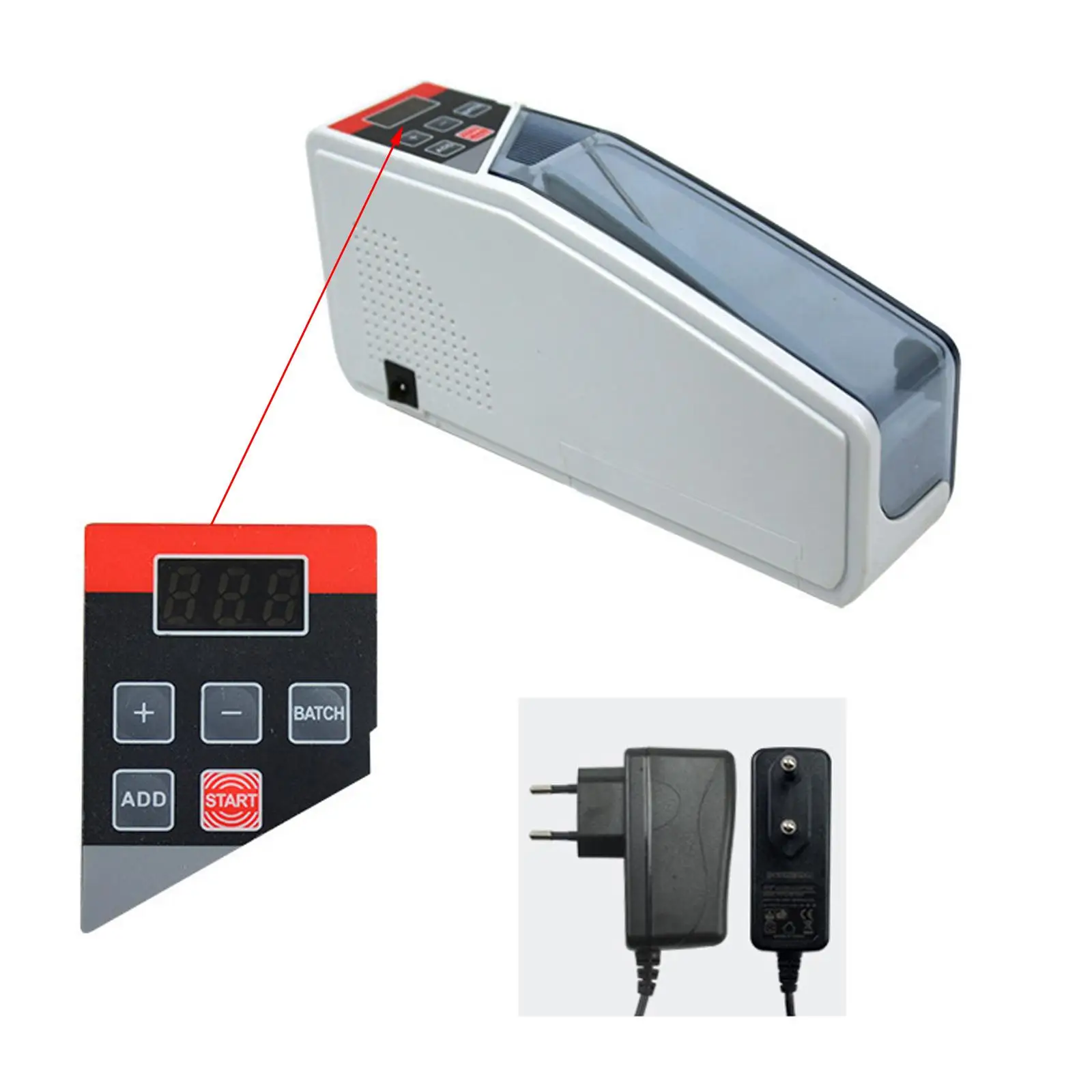 

Mini Money Counter Bill Counter for Small Business Multi-currency Store Shop
