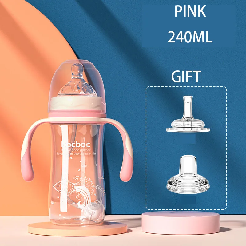 3 Uses for One Bottle Baby Bottle High Quality Pp Bottle for Baby Milk Bottle Feeding Bottle Cute Water Bottle for Child