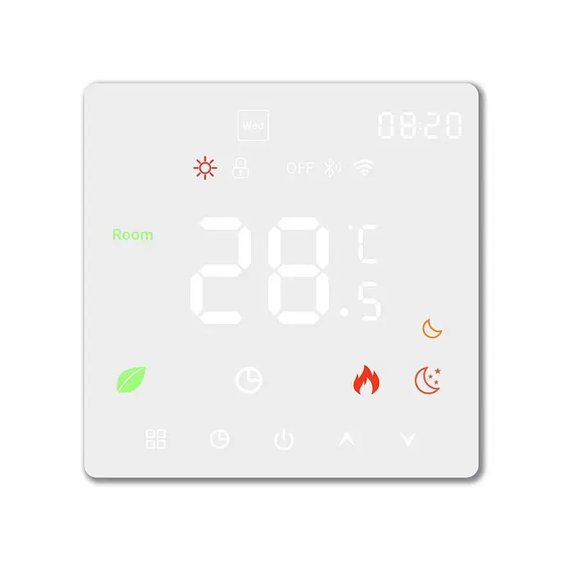 

Russian Graffiti Smart WIFI Electric Floor Heating Thermostat Water Floor Heating Gas Boiler Wall-hung Boiler Thermostat TUYA