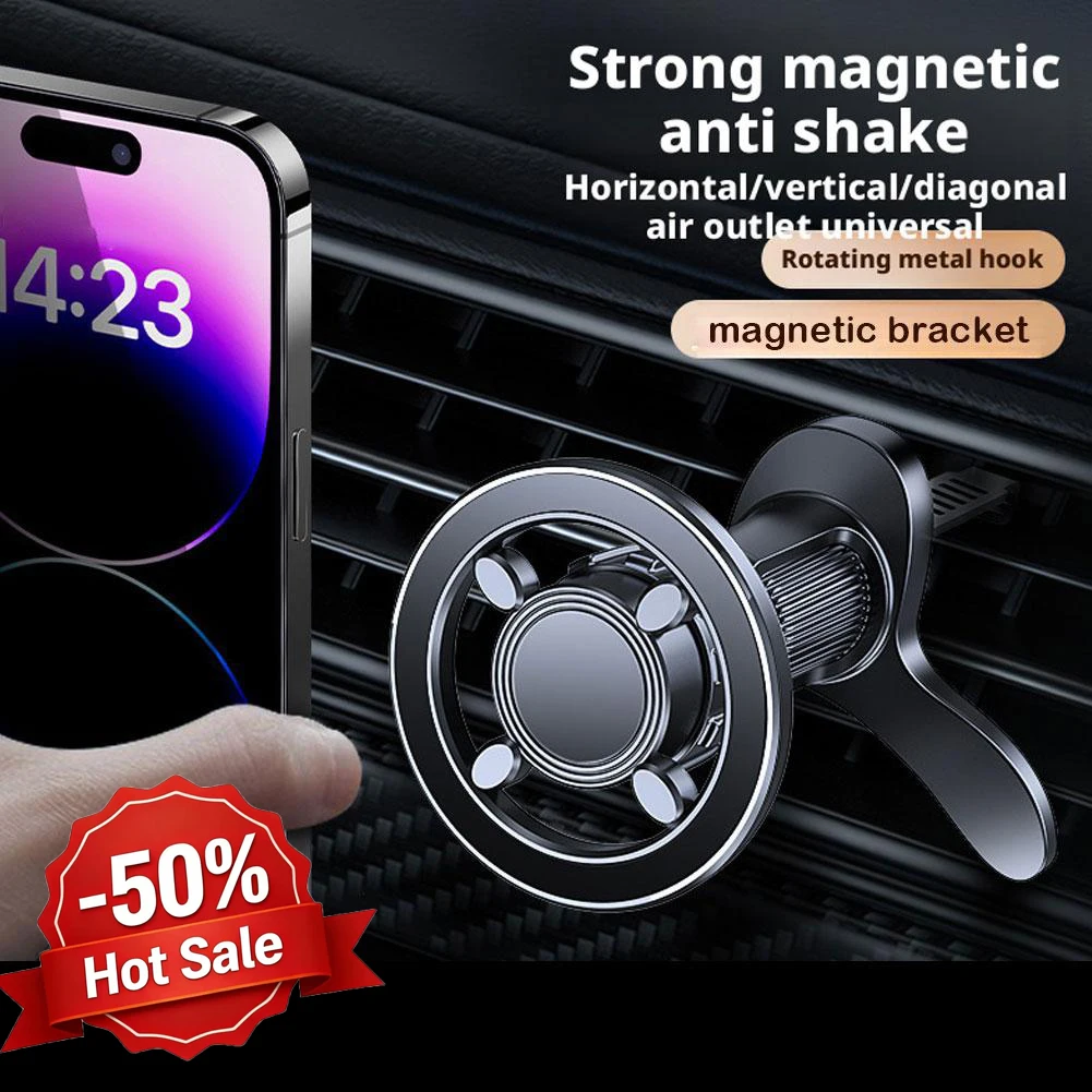 Magnetische Handyhalterung für Auto-Lüftung 360° Verstellbare Magnetische Auto-Handyhalterung Freisprecheinrichtung Handyhalterung für iPhone
