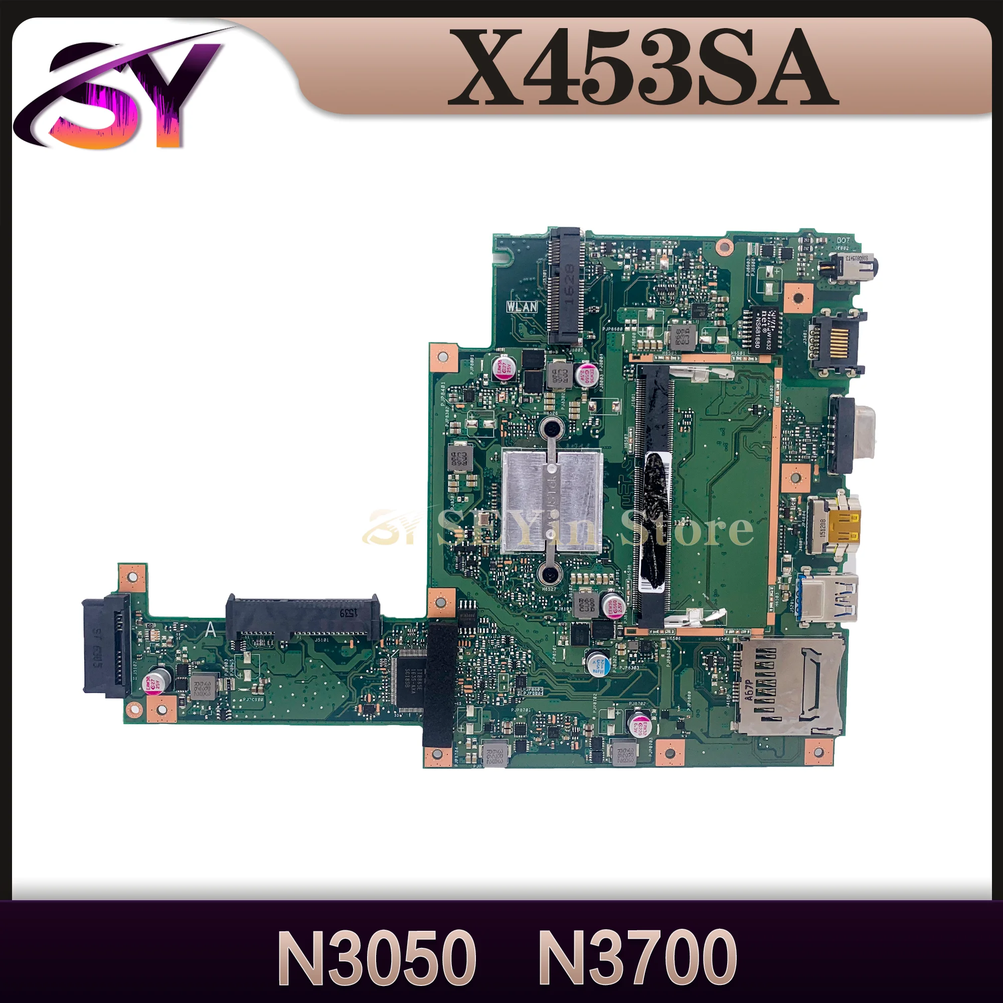 

X453S Mainboard For ASUS X453SA P453SA Laptop Motherboard N3050 N3700 DDR3L REV:2.0 MAIN BOARD TEST OK