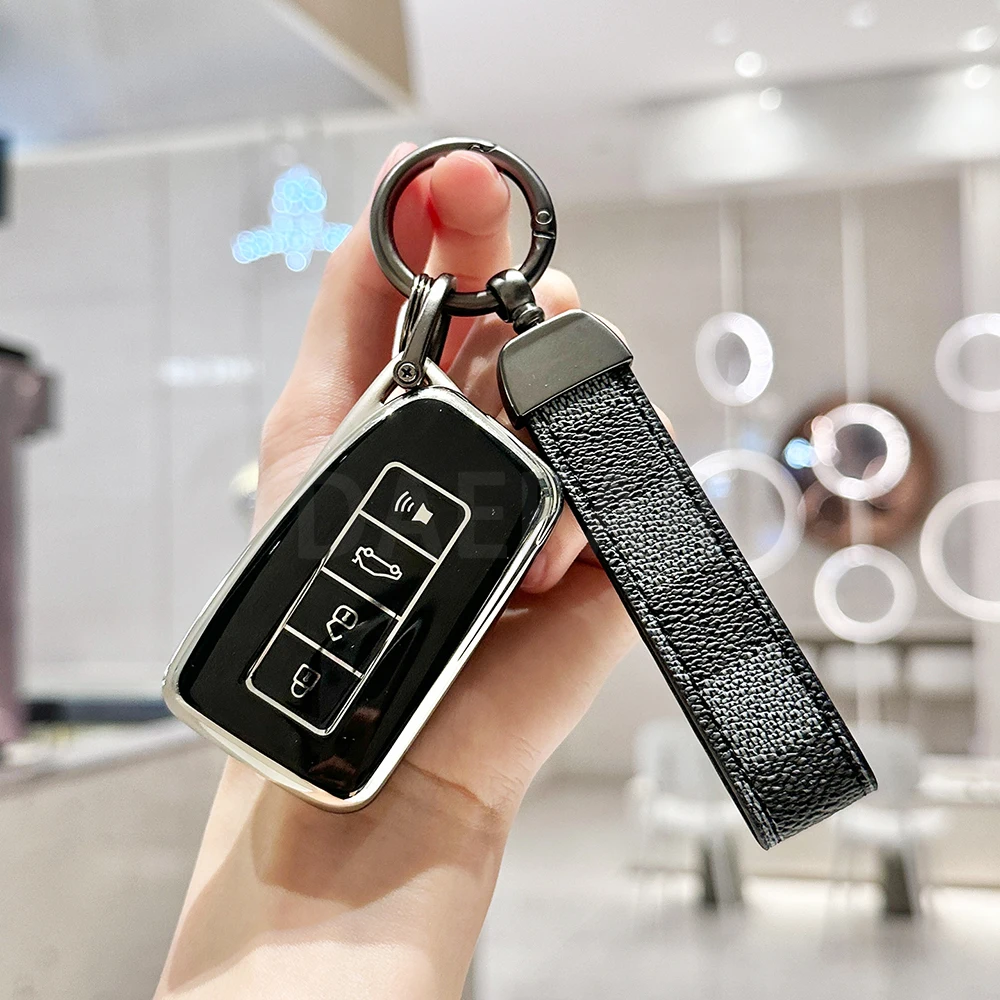 TPU Car Key Case Cover for Lexus RX350 NX300 Es300h Rx450h GS300 GX470 IS250 ES350 LX570 GX460 Nx300h Is300h Shell Fob Holder