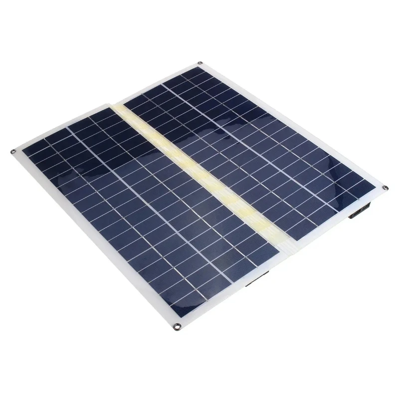 20W 18V折りたたみ式ソーラーパネル防水屋外ハイキング用キャンプ用セルバッテリー充電器プレート屋外ハイキング用