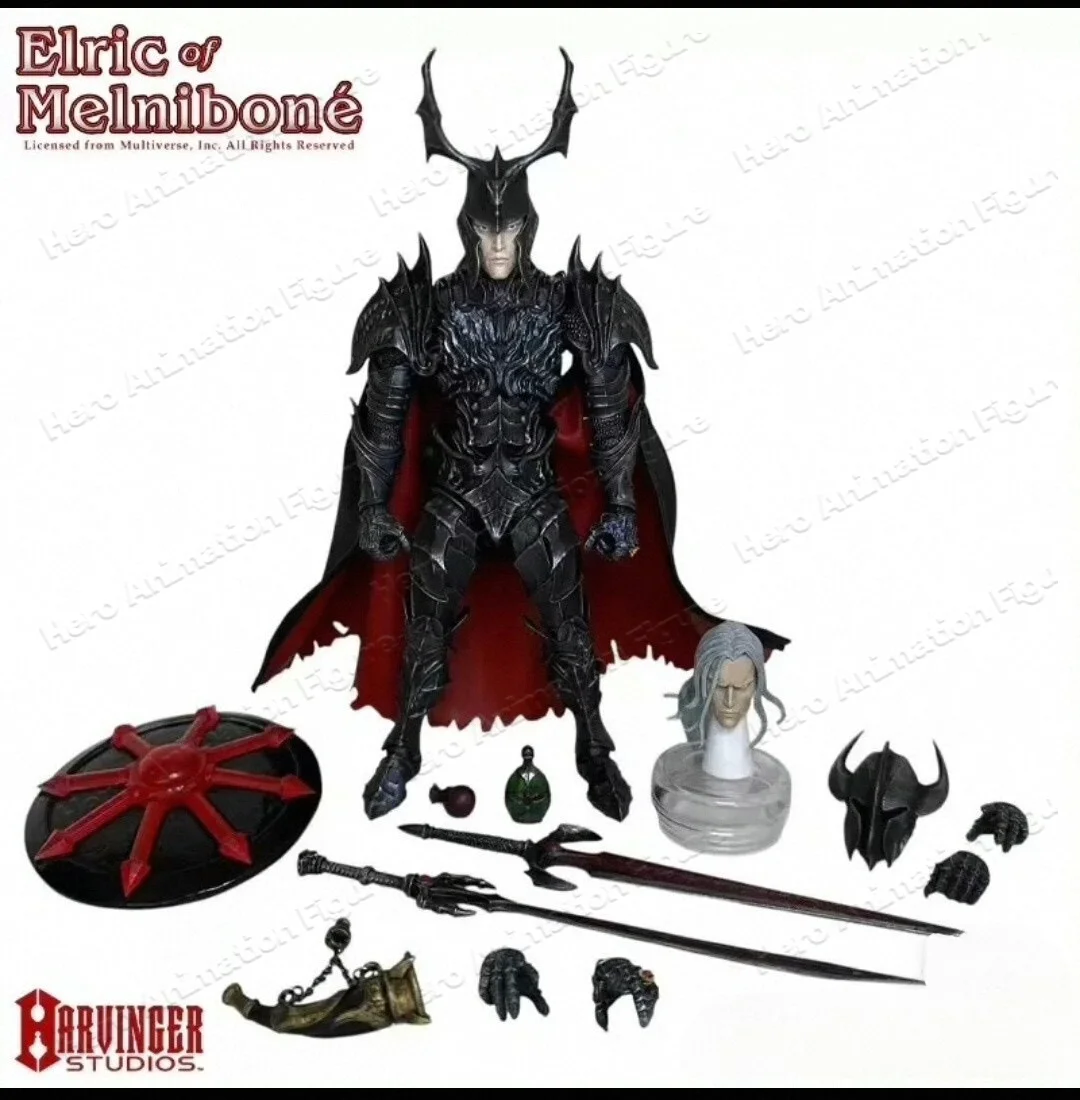 In Stock Harbinger Hs Studio Savage Furnace 1/12 Lich King Prototype Elric of Melnibone 6 Inch Scale Collectible Action Figure