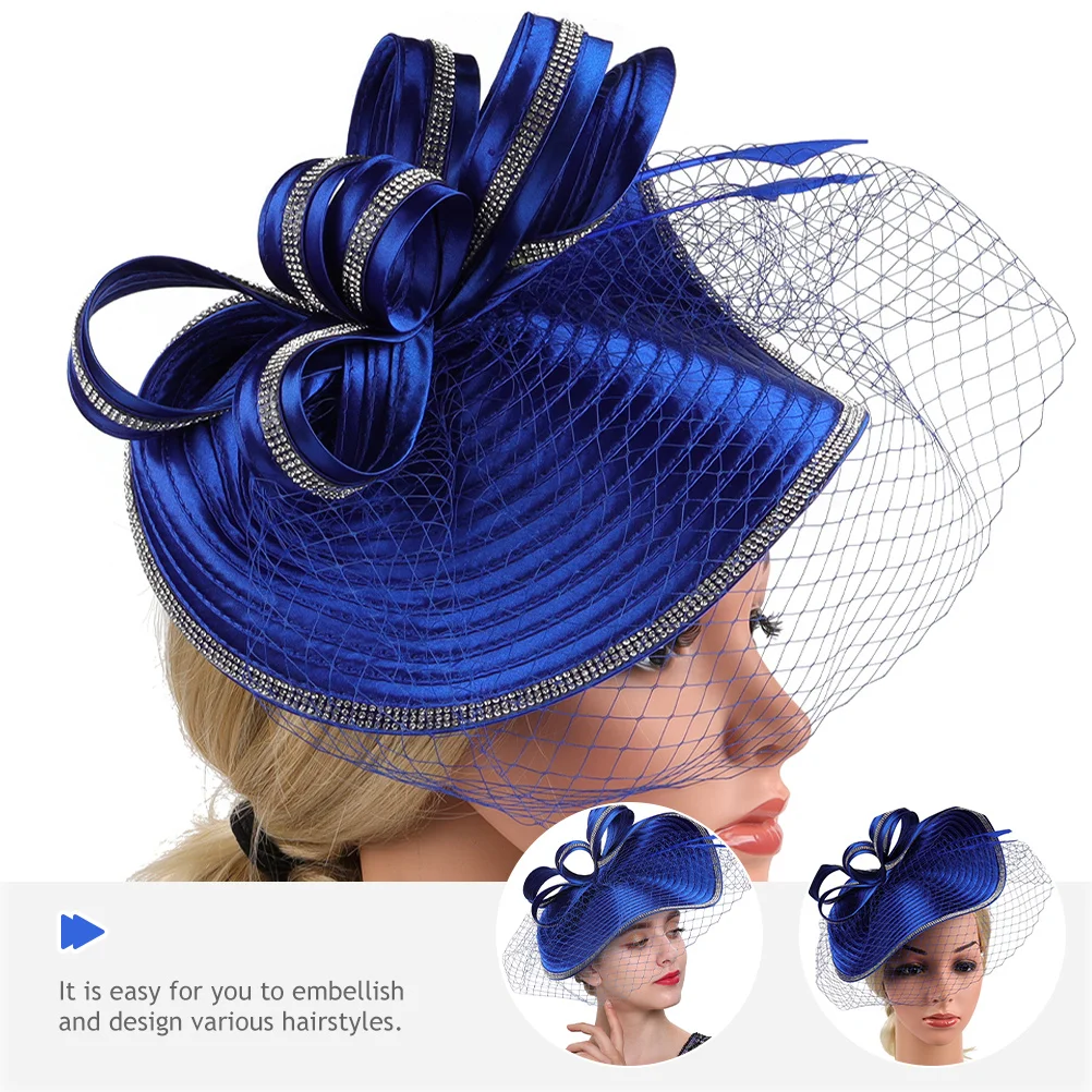 

Mesh Yarn Hats Elegant Fashionable Women Fascinators Artificial Hair Ribbons Wedding Tea Party Cocktail Church Carnivals