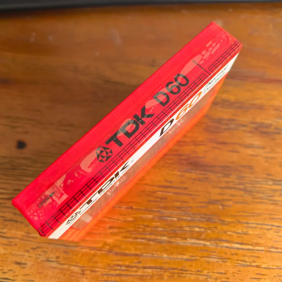 TDK　音楽用カセットテープ✕6本 TDK D60 1982 60 分間ブランク音声録音カセットテープ - 密封