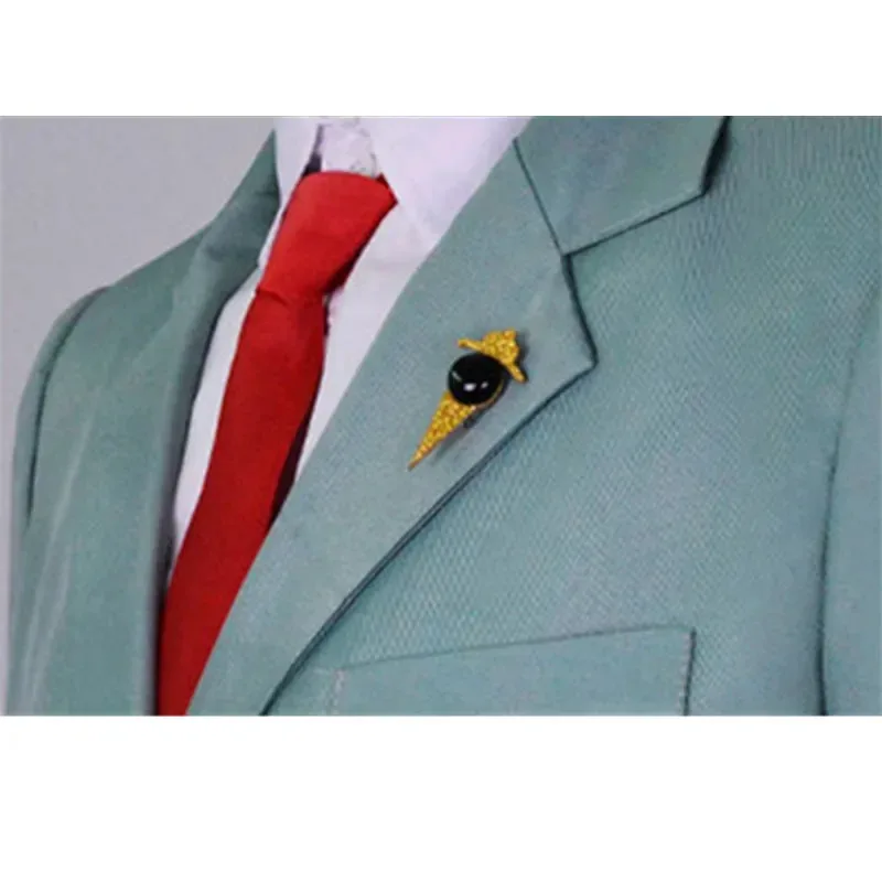 Anime Spy X Family Twilight Cosplay Costume Green Suit Shirt Tie Full Set Outfit Loid Forger Halloween Carnival Party Clothes
