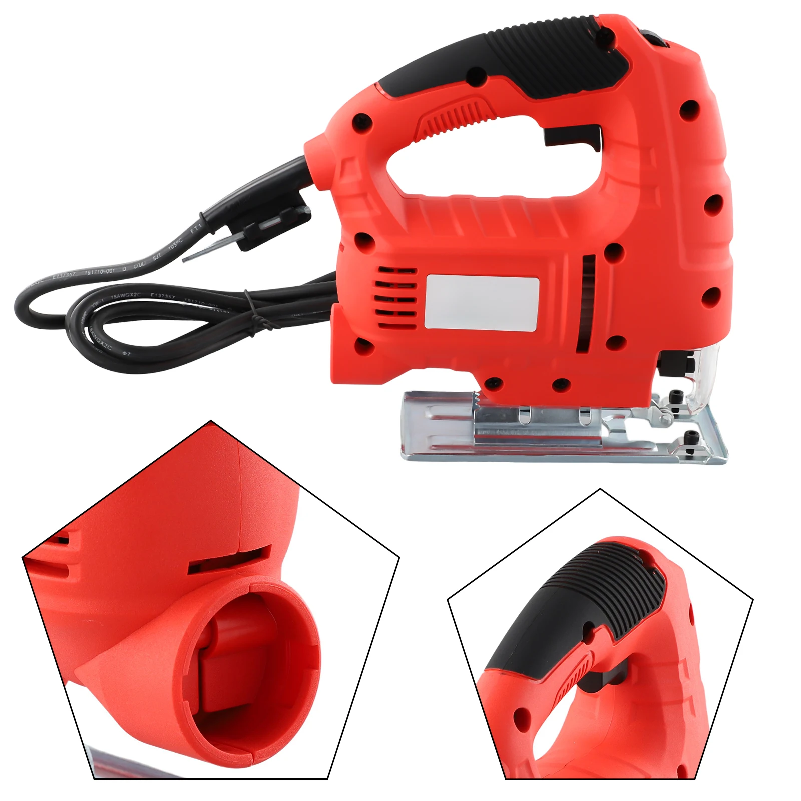 110V 710W Electric Jig Saw 45 Degree Bevel Cutting Wood Steel For Multi Function Power Tool For Home Workshop DIY Projects
