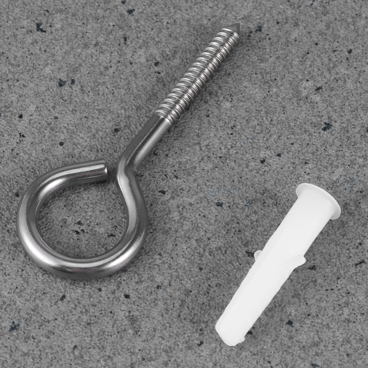 

10pcs 304 Stainless Steel Eye Bolt Ring Screw 70Mm Long Thread Self Tapping For Marine Outdoor Durable Fastener Hardware