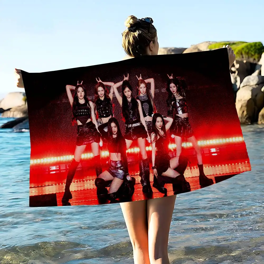 Kpop Group B-Baby M-Monster Microfiber Printed Beach Towel Mountain Climbing Yoga Beach Swimming Running Absorbent Soft Towel