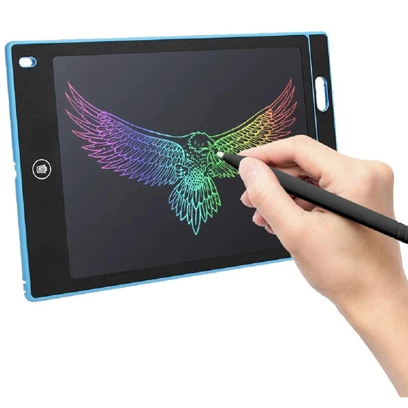 LCD-schrijftablet, 6,5 inch kleurrijke Doodle Board tekentablet schrijfblok voor kinderen schrijftablet