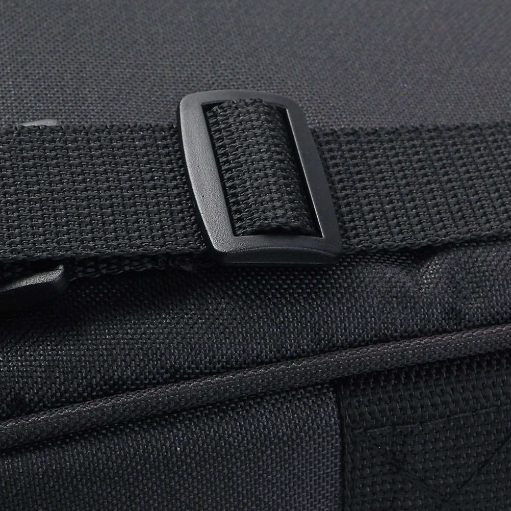 

26 Inch Durable Red Cord Guitar Padded Gig Bag Thickened Protection Oxford Cloth Full Coverage Black Guitar Bag