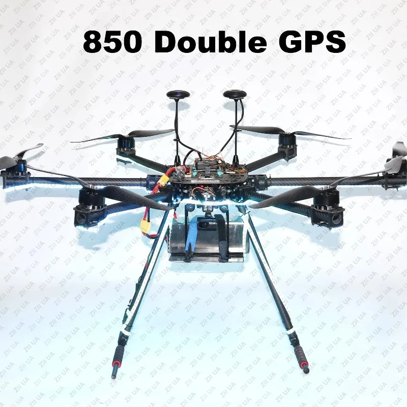 ZD850 6C PRO M8N M9N M10 Flight Controller Full Carbon Fiber 850mm Hexacopter BLHELI 40A ESC D4114 400kv Motor Radio Telemetry