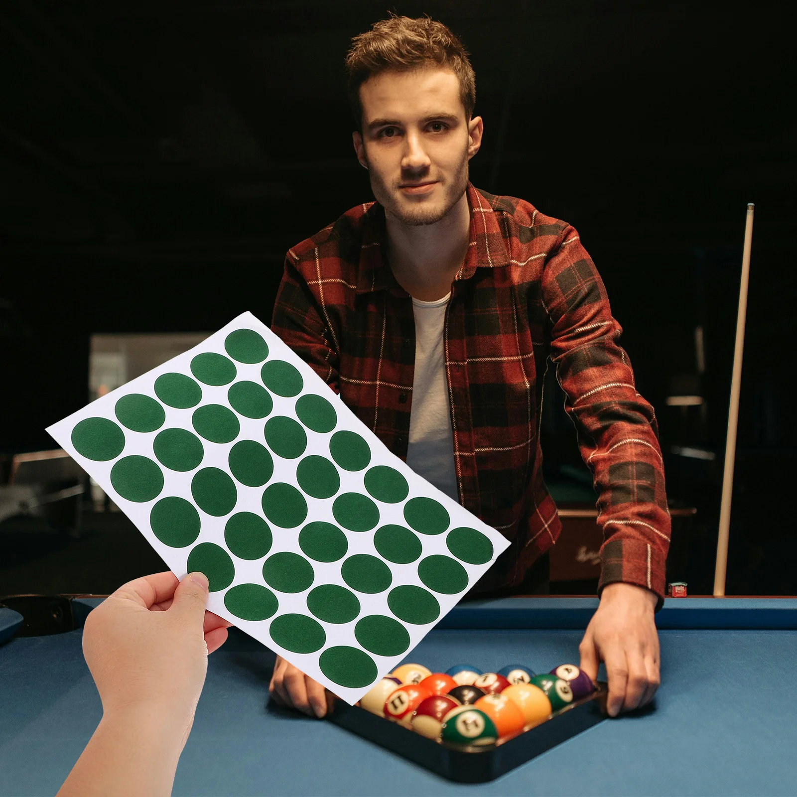 1 Sheet Pool Table Repairing Sticker Durable Felt Billiard Cloth Patch Pool Table Marker Patch Billiard Spot Repair