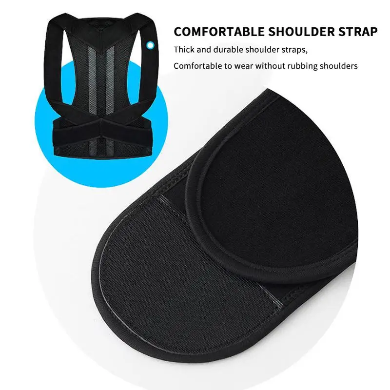 1Pcs Adjustable Back Posture Corrector For Men And Women Comfortable Daily Wear Back Support Brace For Upper Back Straightening