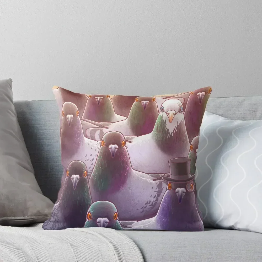 

Pigeons Throw Pillow autumn decoration Elastic Cover For Sofa Christmas Cushion For Home luxury covers pillow