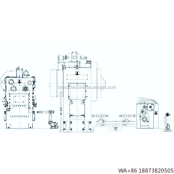 Macchina per raccordi Forgiatura a caldo in ottone