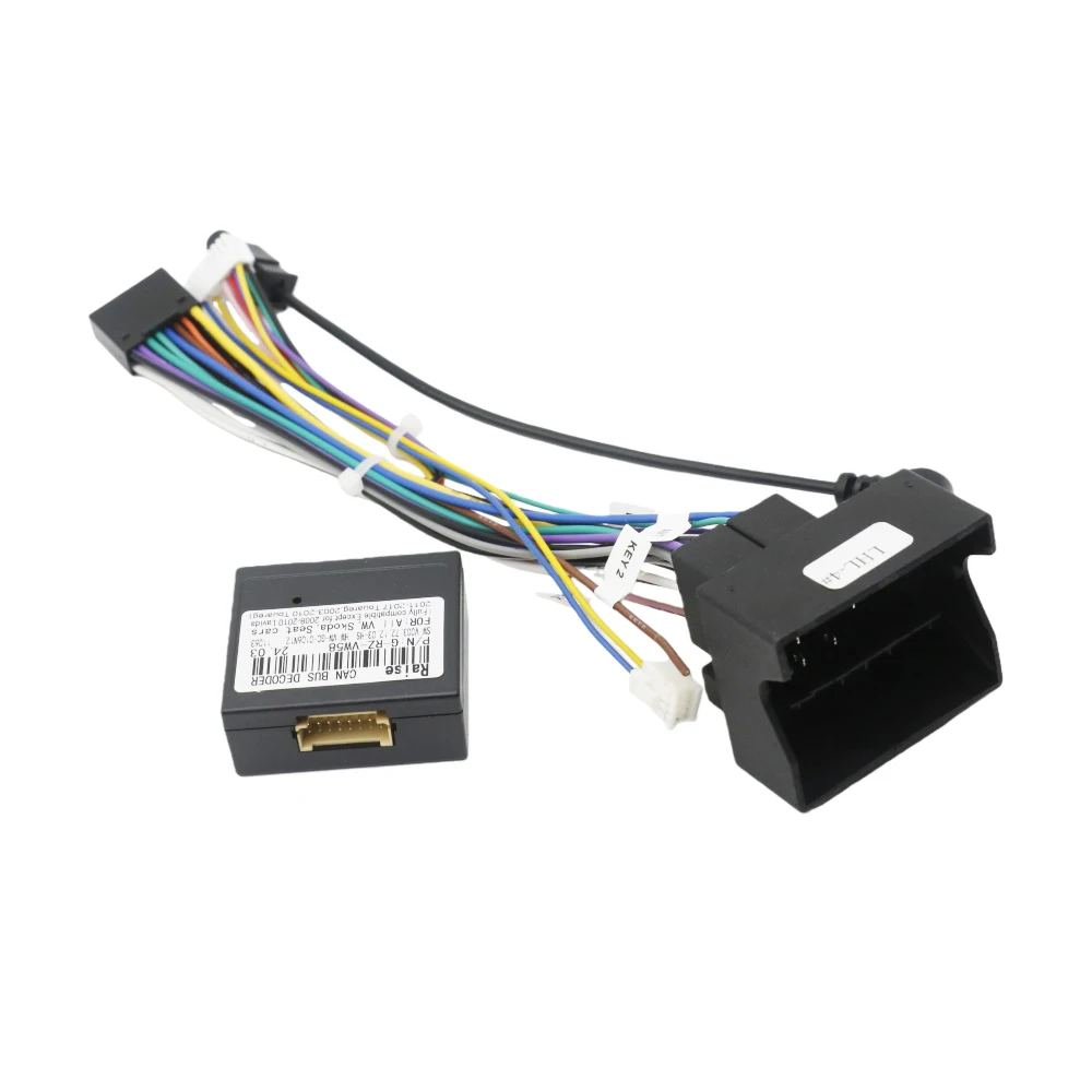 Android Car Media Player Navi Radio CANBUS BOX Wire harness For Volkswagen Golf 5/6/Polo/Passat/Jetta/Tiguan/Touran/Skoda